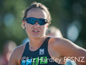 while Penny Heyes was smiling when she got home ahead of Rebecca Clarke reversing their finish order from Race #2